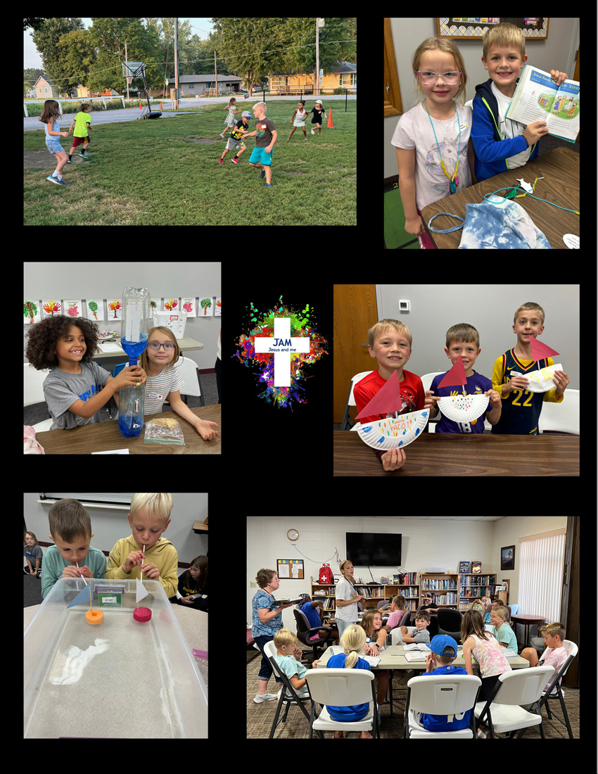 Fun games, stories, and crafts teach about Jesus.